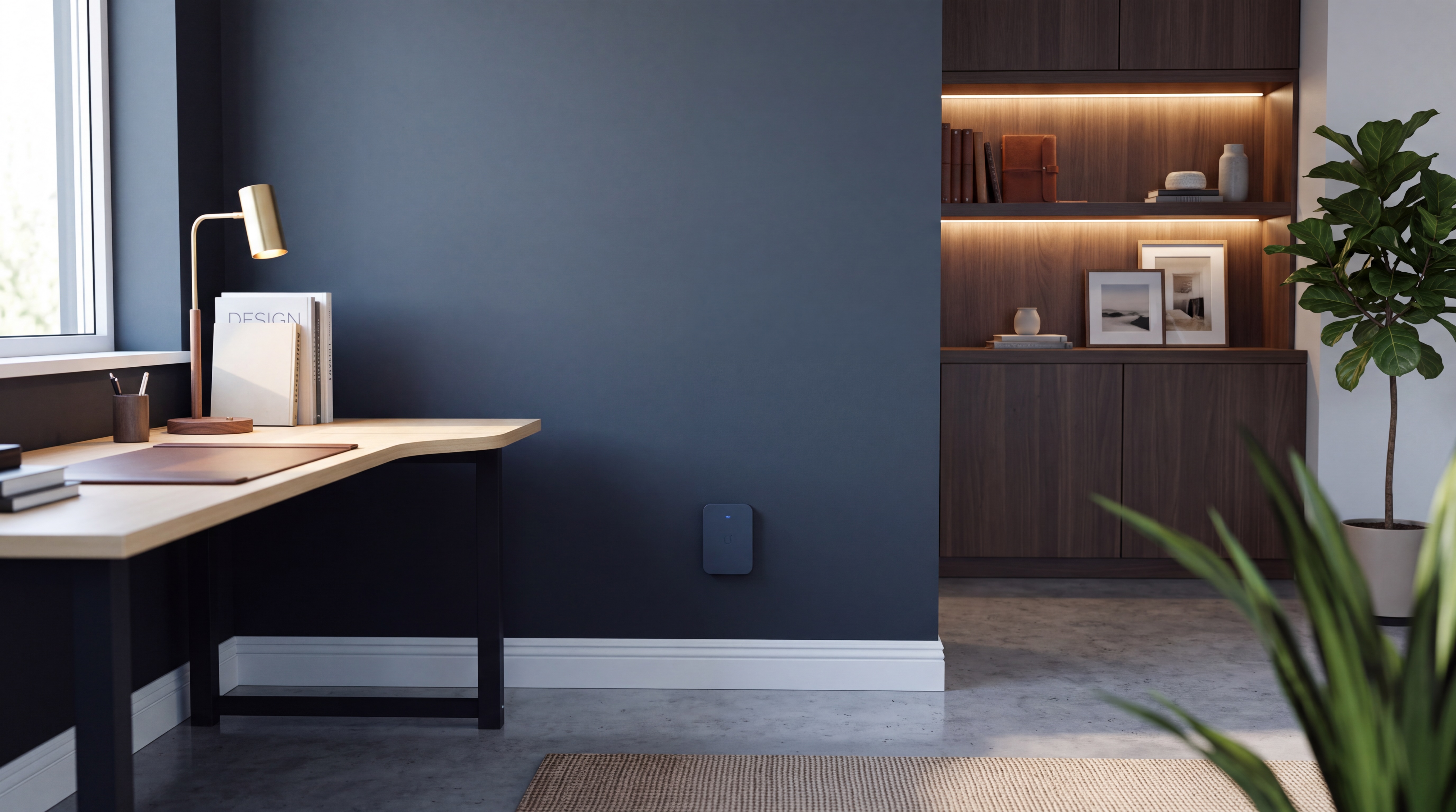 Discreet wall access point